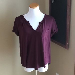 Beautiful Wine Colored T by Gap